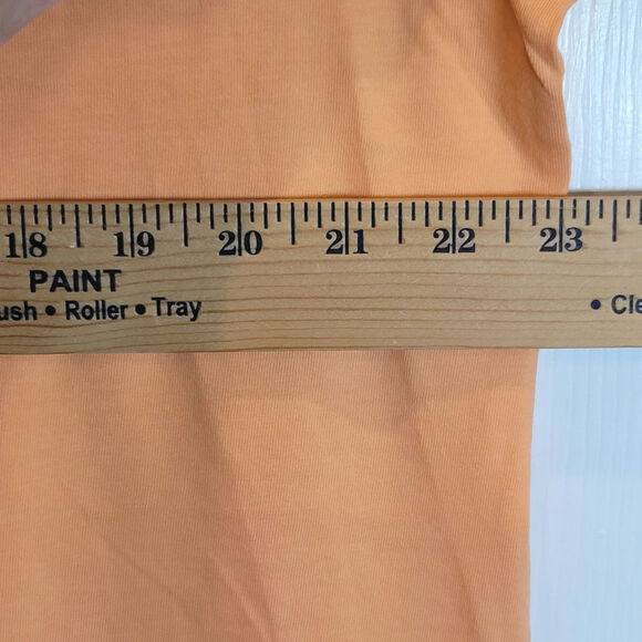 Life is Good Crusher Retro Wave Stripe Tee Shirt Mens Unisex Sz Large Orange - Picture 8 of 9